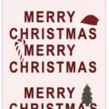 Christmas poster card holiday party decoration banner photography prop festive seasonal design - Pink Background
