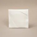 White thick cotton storage bag, durable dustproof pouch for jewelry and small items. - White Thick Cotton Cordless Flap / 6*6cm