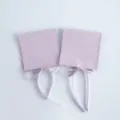 Helllila Wildleder Schmucktaschen, elegante Umschlag Aufbewahrungstaschen mit hübschen Schleifen. - 6*6cm / Hellviolett