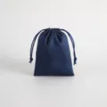 Dunkelblaue Samt Kordelzug Tasche Schmuck Beutel kleine Flanell Aufbewahrungstasche Geschenk - Dunkelblau