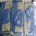 Pull en tricot à capuche et patchwork colorblock pour hommes, variante cardigan manches. - S / Bleu clair