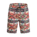 Herren ethnische Print Strandshorts lässige Sommer Badeshorts mit verstellbarem Kordelzug. - 490