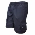 Herren Freizeit Cargoshorts lose Passform Sommer Outdoor Sportbekleidung atmungsaktiv - S / Marineblau