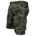 Herren Camouflage Cargo Shorts Sommer Freizeit Taktische Outdoor Sport Taschen Hosen Neu - Camo Grün