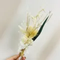 Mini ramo de flores secas, arreglo botánico preservado para regalo y bonita decoración. - Mini Ramo de Flores Secas (XH149)