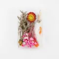 Gemischte getrocknete gepresste Blumen Bastelset für Kunstharz Handwerk und Kerzen DIY. - Blumenmaterial-Paket C
