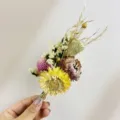 Mini ramo de flores secas para caja de regalo accesorio boda recuerdos decoración detalles. - Mini Ramo de Flores Secas (XH154)
