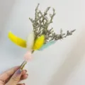 Mini bouquet di fiori secchi boutonnière per scatola regalo di nozze decorazione dettaglio - XH257