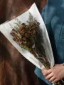 Dried rose flower bouquet retro home decor vintage aesthetic dried floral arrangement gift - Magic Crystal + Free Baby's Breath (Over 35 Roses)