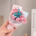 Mini dried baby's breath bouquet colorful gypsophila gift for birthday party decor. - Mixed Color Gypsophila Mini