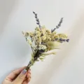 Mini dried flower bouquet detail, cute home decor and gift for Mother's Day, handmade floral. - Dried Flower Bouquet (XH114)