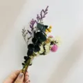 Mini dried flower bouquet detail, natural botanical arrangement for gifts and decor. - Mini Dried Flower Bouquet (XH22)