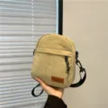 Kordsamt Umhängetasche für Damen, stilvolle kleine Schultertasche, Freizeittasche. - Khaki