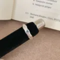 Anillo abierto vintage de estilo coreano con circonita de color y estrellas mujer - Fuegos Artificiales Strass Azul Estrella Luna
