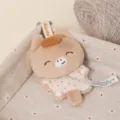 Cute plush animal keychain toy, soft stuffed doll pendant for bags, healing comforting gift. - Pony