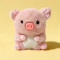 Cute pink pig plush toy cute stuffed animal soft doll kids gift claw machine toy. - Pink Pig
