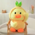 Cute pineapple duck plush toy soft stuffed animal pillow doll lovely gift for kids and home decor - Pineapple Duck Doll / 30 cm