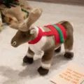 Kerst rendier pluche speelgoed schattige gevulde eland pop vakantie huisdecoratie cadeau - Simulatie Kersteland / 32cm