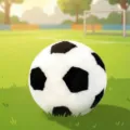 Peluche ballon de foot souple rembourre jouet de sport variante noir et blanc pour enfant - Petit Ballon de Football / 15cm (100g)