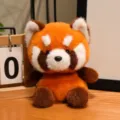 Simpatico panda rosso peluche animale farcito morbido bambola per regalo bambini e distributore. - Raccoon