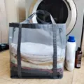 Cesto de ropa de malla portátil de gran capacidad plegable para baño y hogar. - Extragrande / Gris