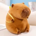 Mignon jouet en peluche capybara avec sac avocat poupée douce cadeau pour enfants. - 12cm / Capybara Avec Sac à Dos Avocat