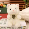 Cute white cat plush toy stuffed animal cute kitten doll desktop decor gift fluffy toy - White Cat
