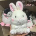 Cute white plush rabbit toy stuffed animal fluffy bunny doll for kids gift home decor cute style - Little White Rabbit
