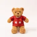 Yangzhou football jersey teddy bear plush toy cute football bear doll fan gift detail shot - Yangzhou Bear