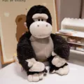 Cute gorilla plush toy, soft stuffed animal doll for kids, comforting companion and bedroom decor. - 25cm / King Kong Gorilla