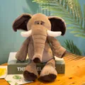 Süßer Plüsch Elefant Stofftier weiche Kuschelpuppe für Kindergeschenk und Zimmerdekoration. - Elefant / 25cm