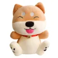 Cute shiba inu plush toy soft stuffed animal pillow for kids lovely gift plushie. - 40CM / Brown Smiling Shiba Inu