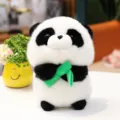 Simpatico panda di peluche cartone animato con bambù bambola animale morbido regalo bambini - Panda goloso