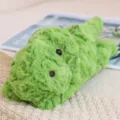 Groen pluche speelgoed schattig gevuld dier zachte pop voor kinderen comfortabele metgezel - Krokodil Slap Armband