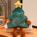 Weihnachtsbaum Plüschtier süße Puppe weiches Feiertagsgeschenk Heimdekoration Stern - 15cm Anhänger / Stern Weihnachtsbaum