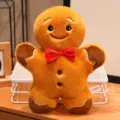 Süßer Lebkuchenmann Plüschtier Kissen, weiche Kuscheltier Weihnachtsdeko Geschenk für Fest. - 15cm Anhänger / Lebkuchenmann