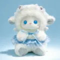 Simpatico peluche agnello Lolita animale morbido bambola dolce regalo bambini ragazze - 18cm / Blu