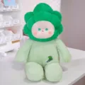 Cute green vegetable plush toy doll soft stuffed animal pillow for kids bedroom decor gift - 50cm / Cauliflower Baby