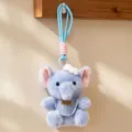 Süßer blauer Elefant Plüschtier Schlüsselanhänger gefülltes Tier Taschen Anhänger - Chefkoch-Elefant