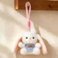 Süß plüsch hase spielzeug schlüsselanhänger flauschig kaninchen puppe tasche anhänger - Hasen-Koch