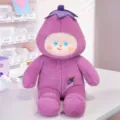 Cute eggplant plush toy stuffed vegetable doll soft sleeping pillow kids gift room decor - 50cm / Eggplant Baby