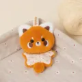 Cute plush animal pendant keychain soft toy lovely red panda doll bag charm ornament decor - Red Panda