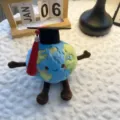 Cute earth graduation plush toy cartoon planet doll soft stuffed toy for kids cozy companion - 13cm / Earth