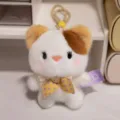 Simpatico gatto di peluche portachiavi ciondolo animale soffice borsa charm giocattolo. - Gatto In Piedi