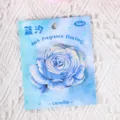 Note adesive a forma di rosa blu, blocco memo floreale per diario e messaggi. - Stile Lanxi