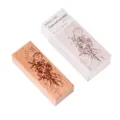 Buchenholz Stempel Retro Blumen botanische Journaling Basteln dekorativer Stempel 1Stk - 3 Schnee und Mondlicht