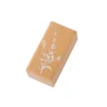 Vintage wooden rubber stamp with cute white floral botanical pattern for DIY journaling crafts. - 3 Changye Meeting Flowers