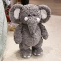 Simpatico elefante grigio di peluche morbido animale imbottito regalo per bambini. - 32cm 220g / Elefante Grigio