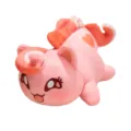 Simpatico gatto unicorno rosa peluche morbido animale di peluche bambola 15cm regalo bambini. - Gatto Unicorno Floreale Rosa