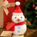 Weihnachtsschneemann Plueschspielzeug mit Weihnachtsmuetz und Schal, suesses Feiertagsstofftier. - Schneemann Klein / 18cm
